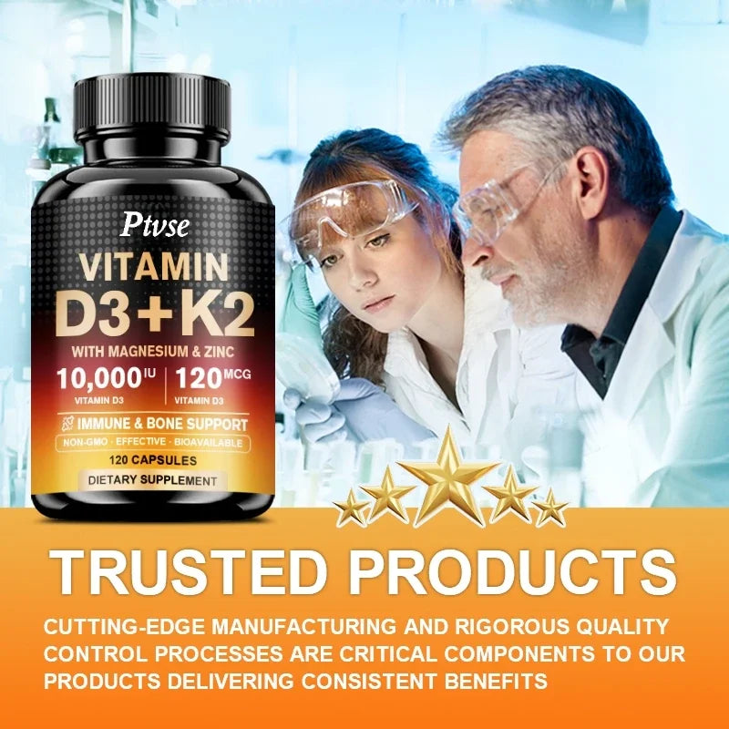 Vitamin D3 + K2 - Boron Support (120 Capsules)