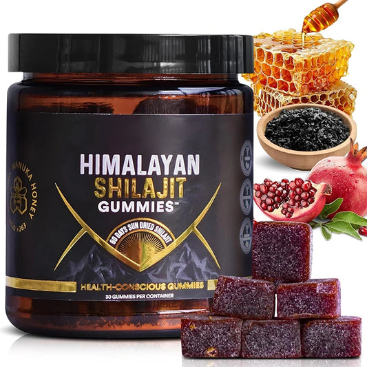30 Shilajit Gummies + Honey