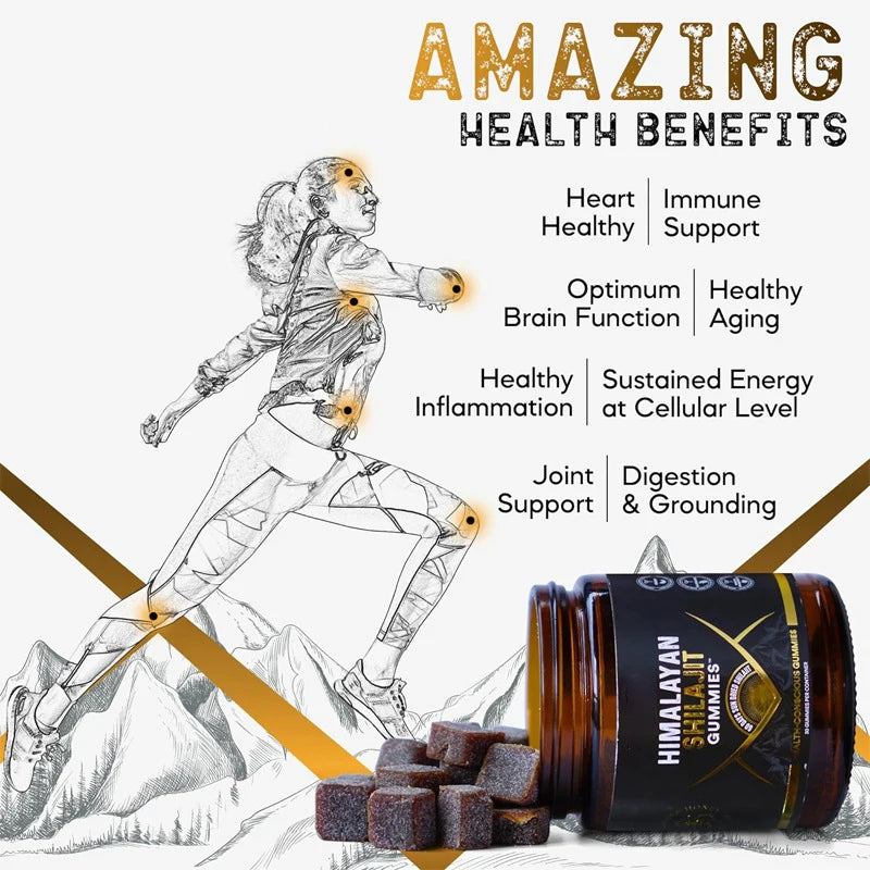 30 Shilajit Gummies + Honey